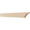 Ekena Millwork 2in. W x 4in. H x 36in. L Moab Woodgrain TimberThane Rafter Tail, Primed Tan RFTUR02X04X36MOARCPR - alternate 1